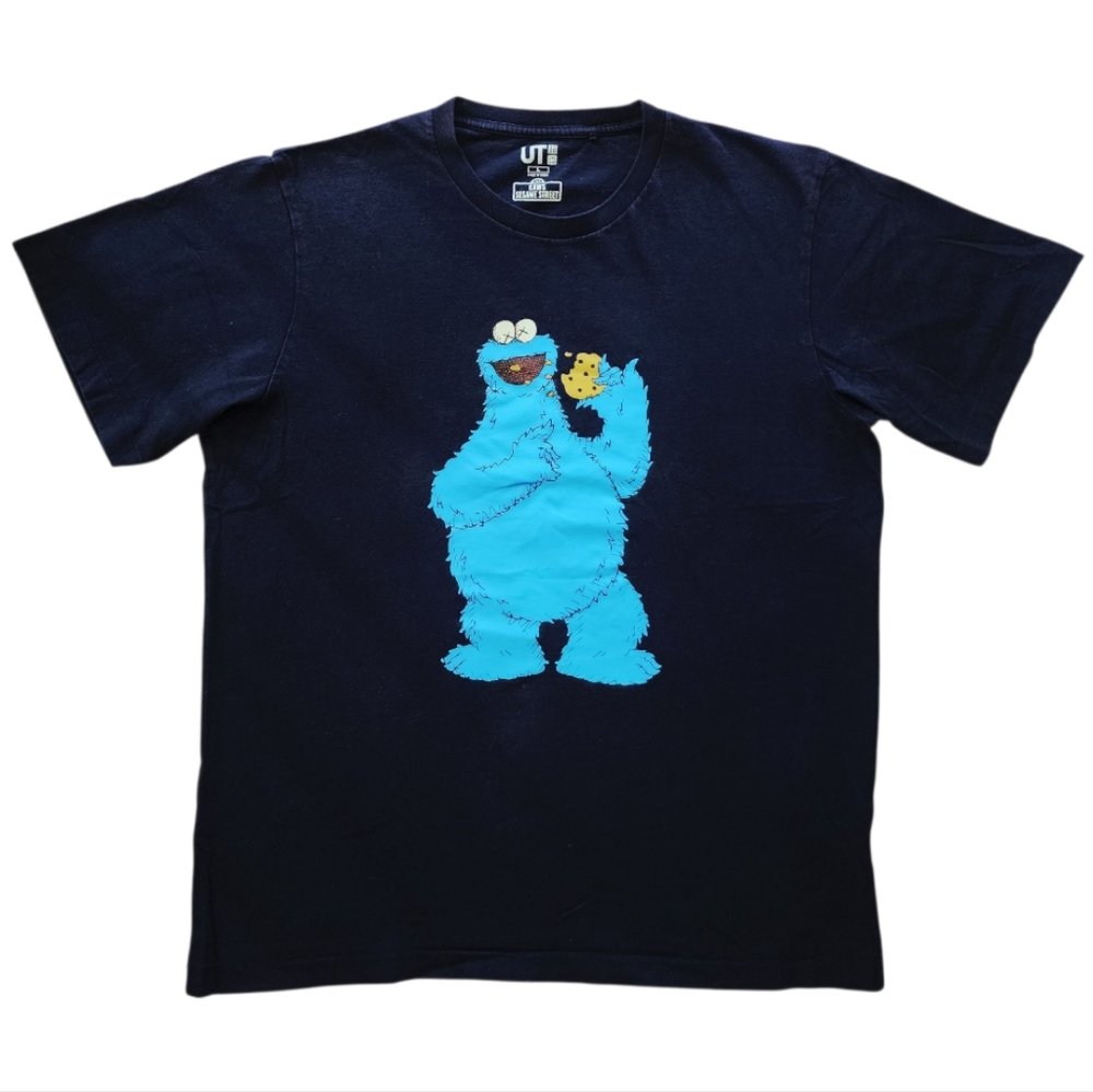 KAWS Kids Graphic T-Shirt - Black and Blue